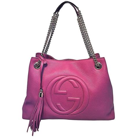 gucci soho dark pink|black Gucci soho tote.